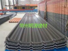 江蘇常州灰色PVC塑鋼瓦 防腐塑鋼瓦廠家